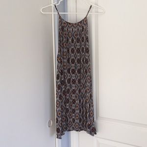 Patterned mini dress